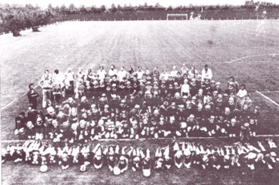 Mini WK jeugdleden vv Nieuwerkerk 1975