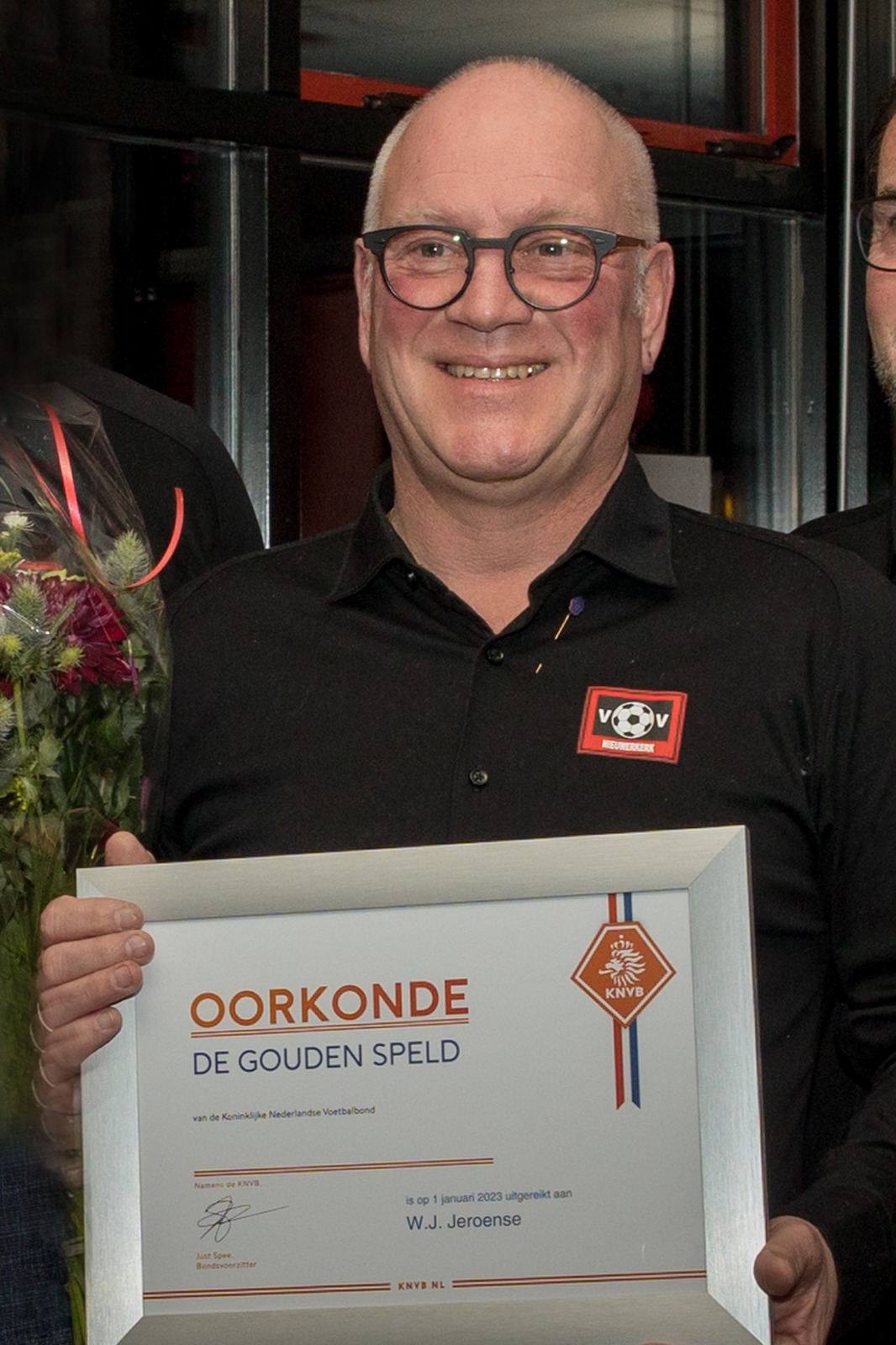 Gouden KNVB-speld Hans Jeroense 2023